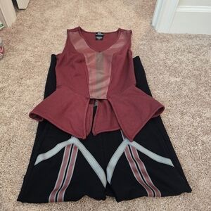 Her Universe Marvel WandaVision Scarlet Witch Replica Top and Pants XS